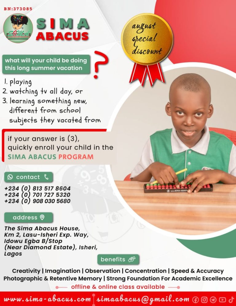 SIMA Abacus training for kids