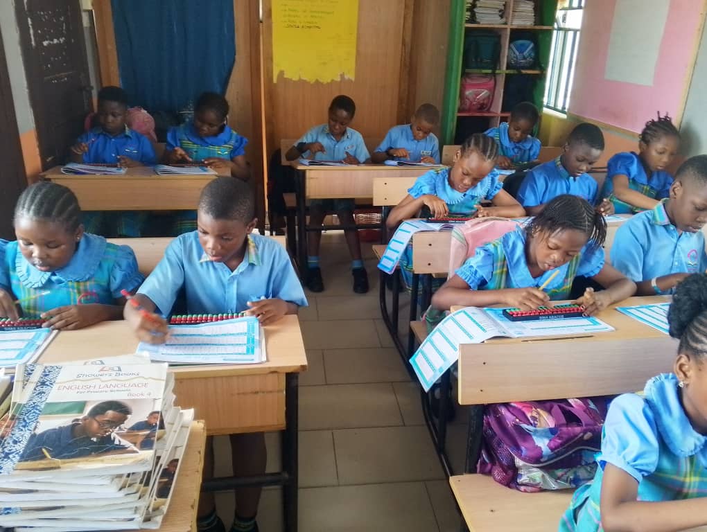 Abacus learning and brain power in kids during SIMA Abacus class in Nigeria