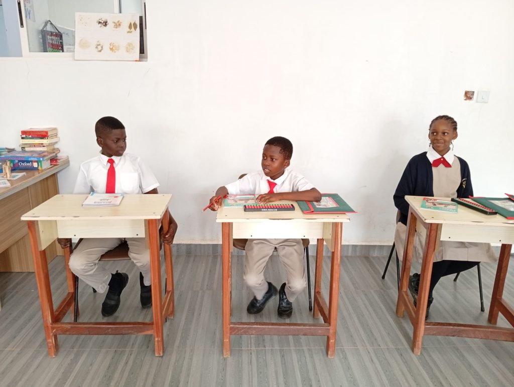 Abacus training for Nigerian children