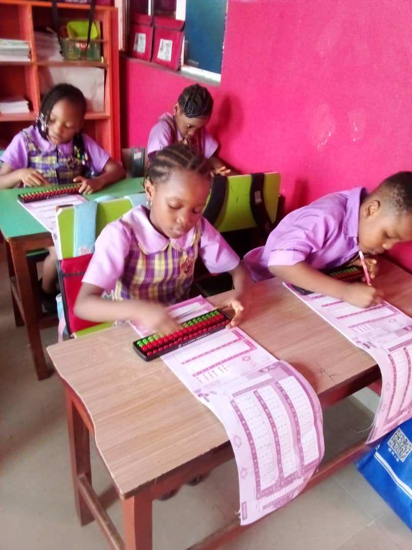 Inside the abacus classroom