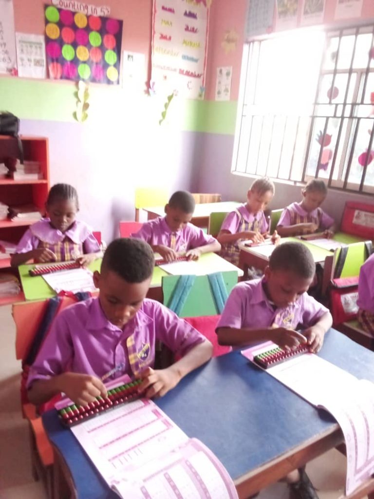 Abacus training for children